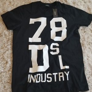 Men's black slim fit Diesel t shirt size large